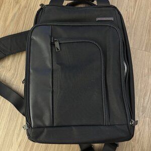 Black Briggs & Riley Relay Convertible Brief - No Tags